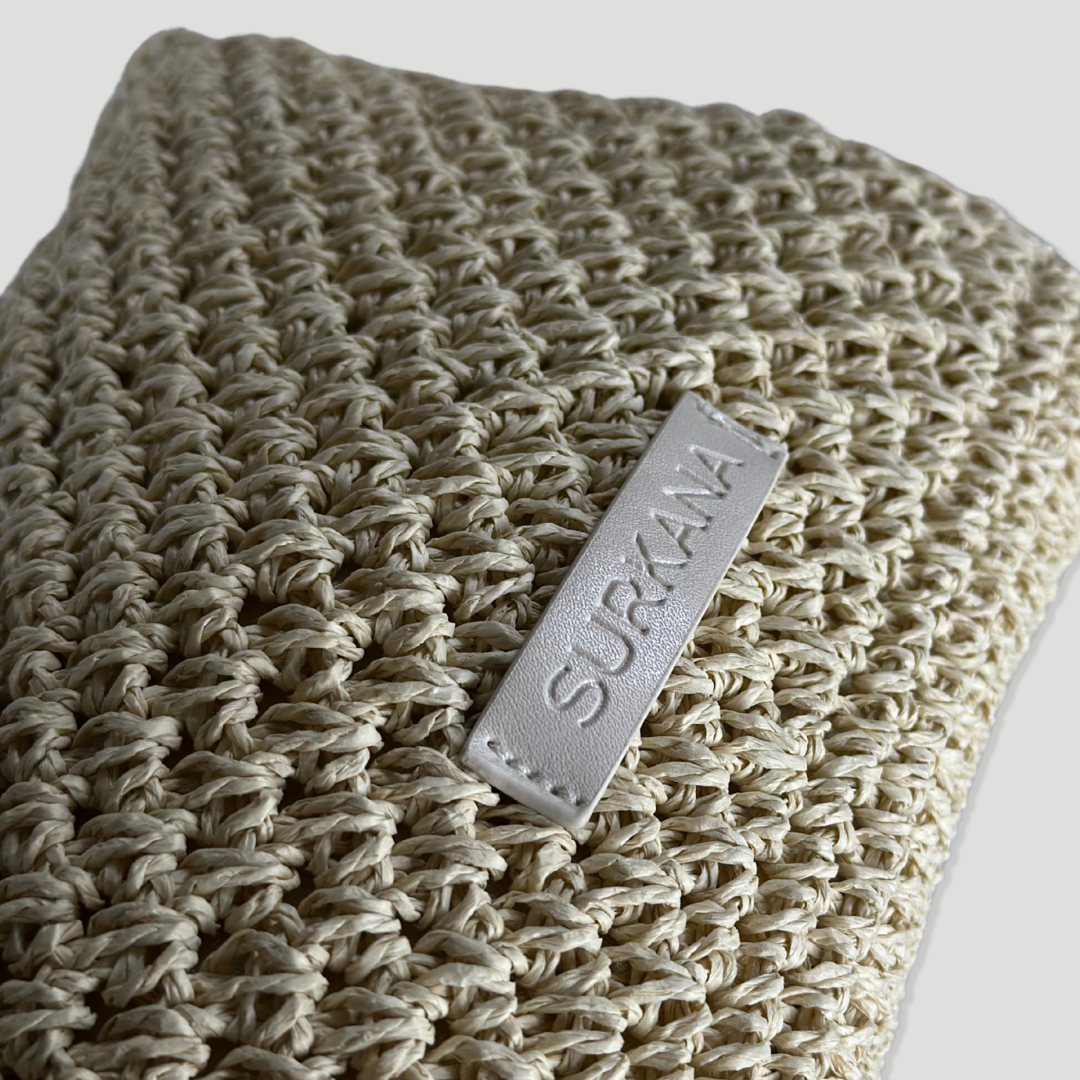 Bolso rafia | Pequeño crudo