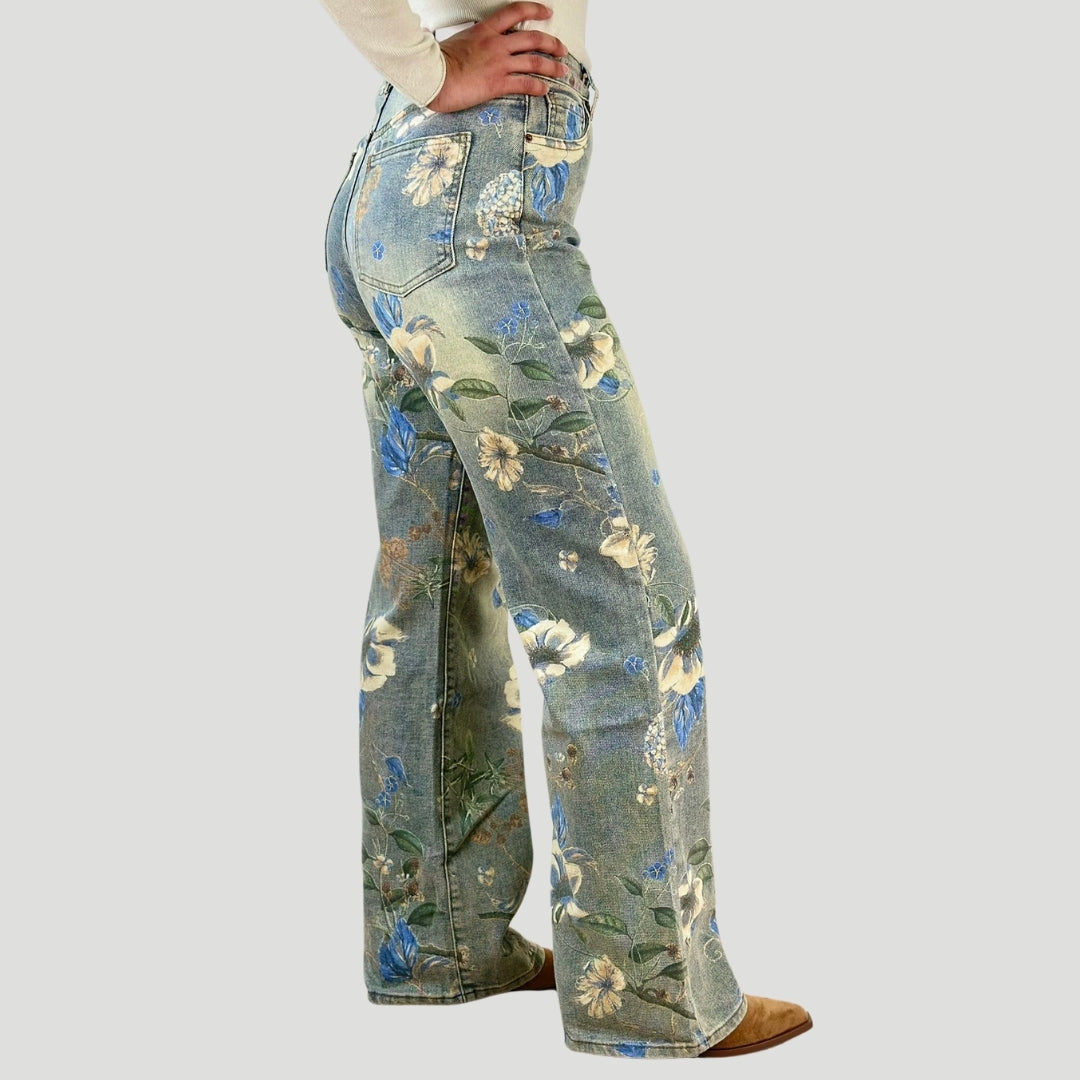 Vaquero wide leg | Estampado | 8416