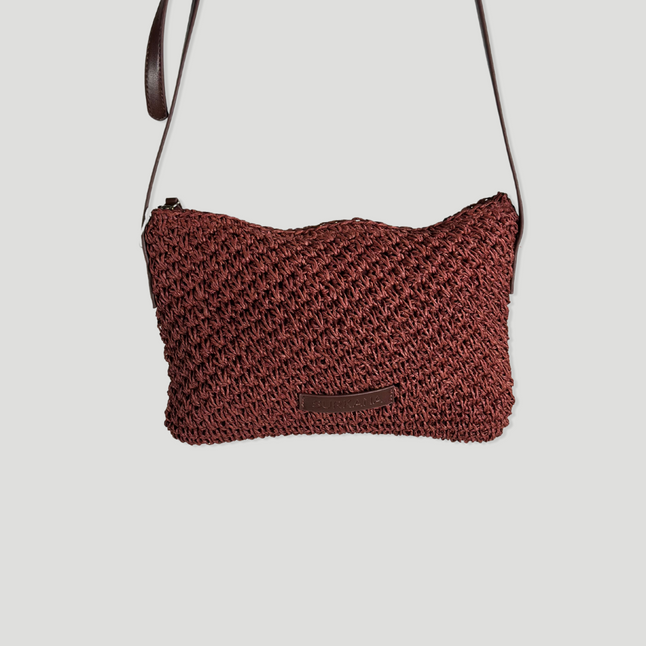 Bolso rafia | Pequeño marrón