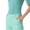 Pantalón acampanado | Liso | Verde agua