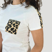 Camiseta | Bolsillo brillo animal print | M60855