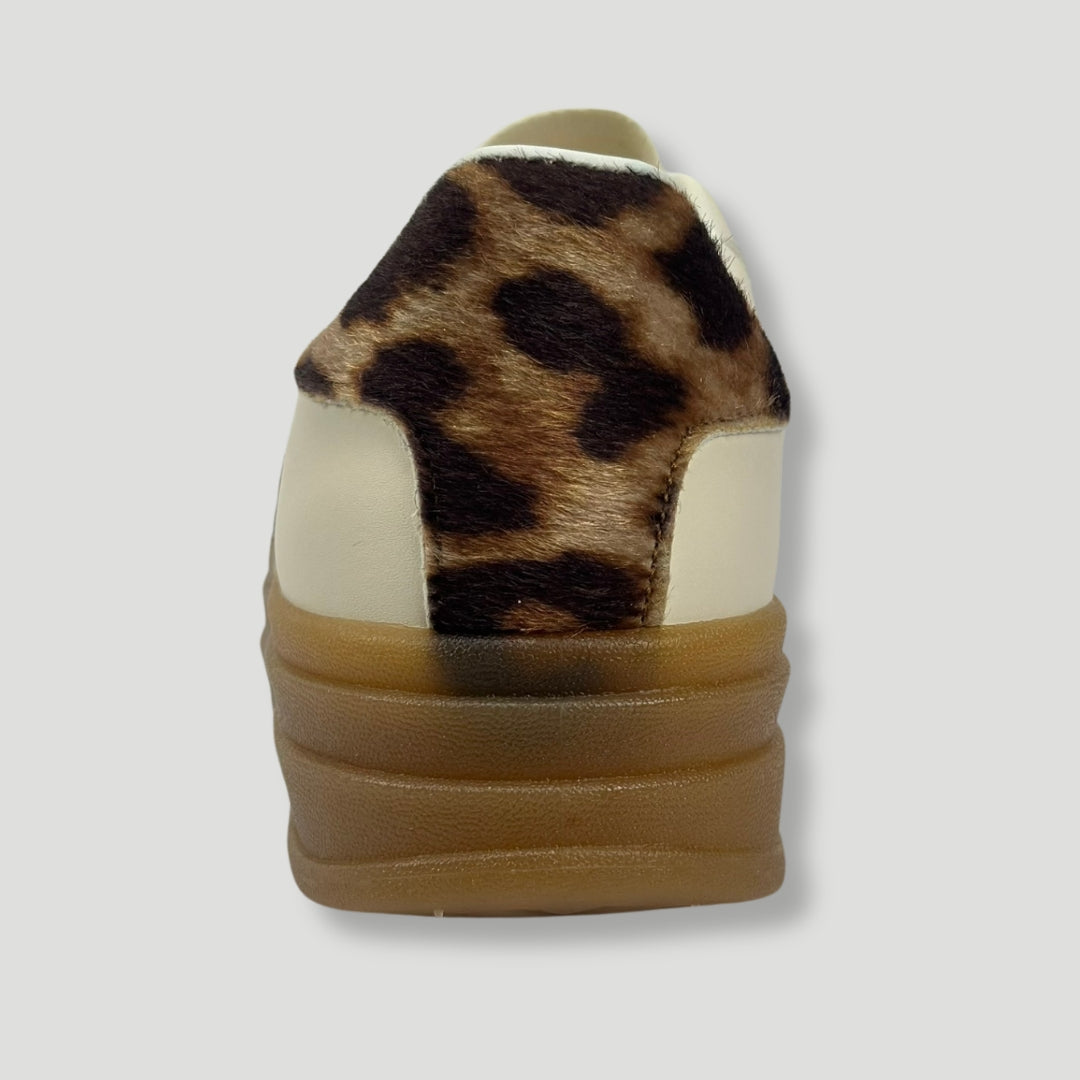 Deportiva | Beige con leopardo | BH - 2202