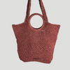 Bolso rafia | Grande marrón