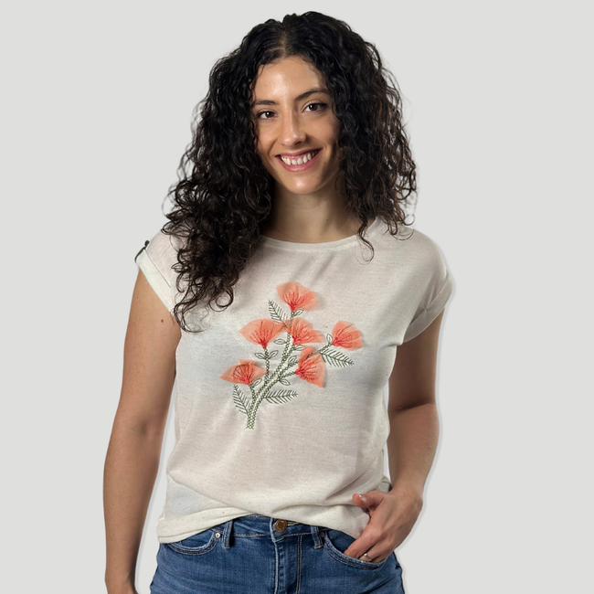 Camiseta Flores
