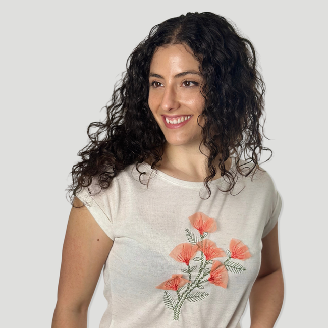 Camiseta Flores