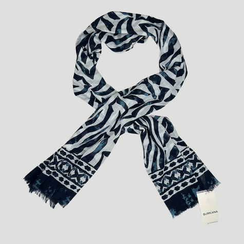 Pañuelo estampado | Azul