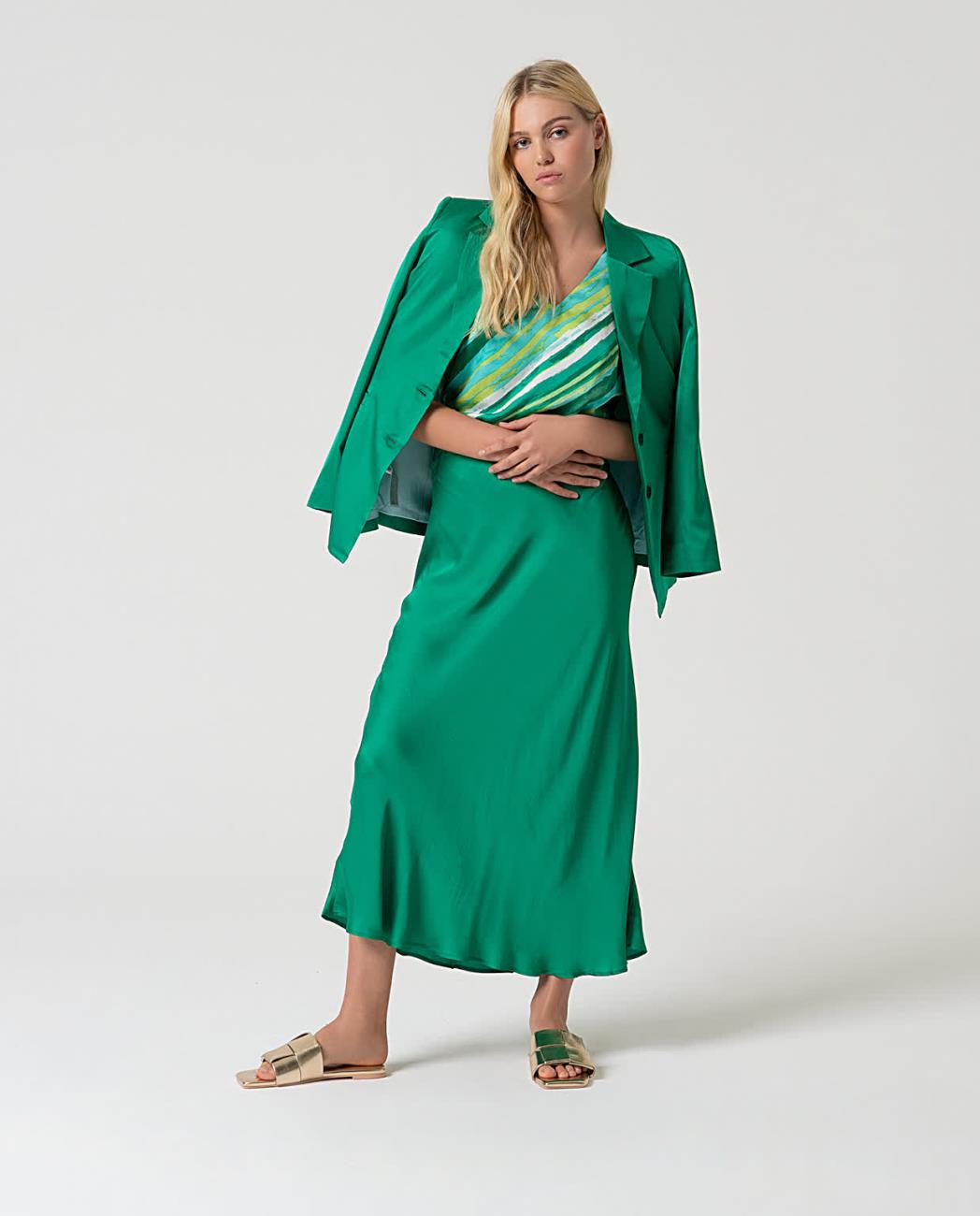 Top con escote en V | Estampado | Surkana