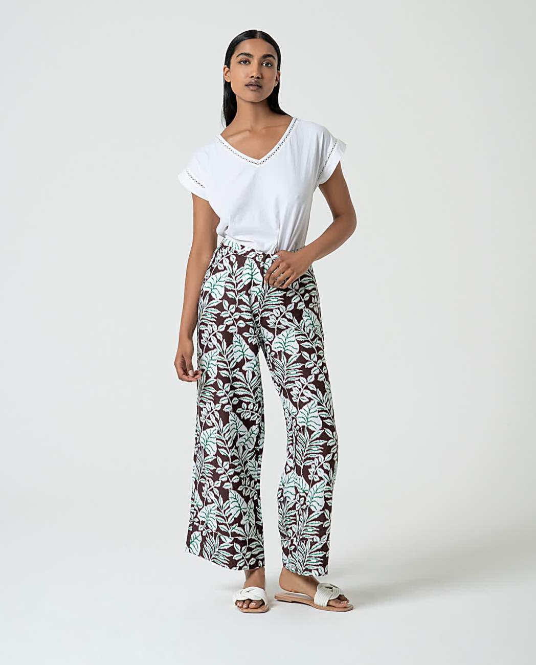 Pantalón con bolsillo italiano | Estampado | Surkana