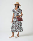 Vestido camisero largo | Estampado | Surkana