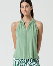 Blusa tirantes verde | Tina | Surkana