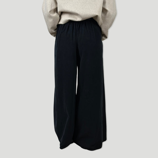 Pantalón pana | Pala ancha | Negro
