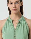 Blusa tirantes verde | Tina | Surkana