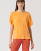 Camiseta oversize escote barco |Mandarina