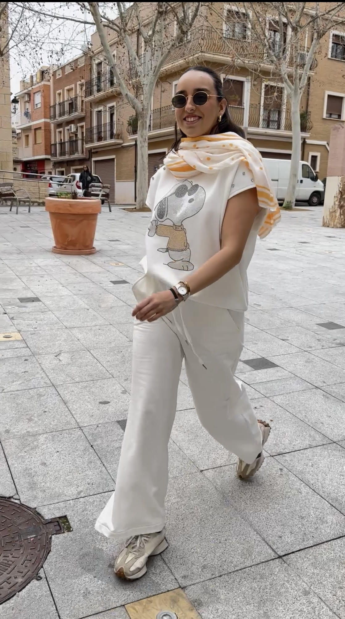 Pañuelo estampado | Lunares